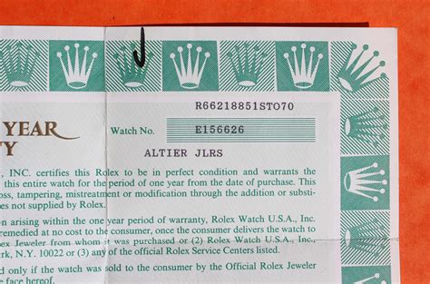 rolex certificate 102|are rolex papers genuine.